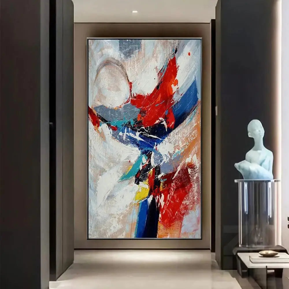 Hand-Painted Abstract Oil Painting on Canvas