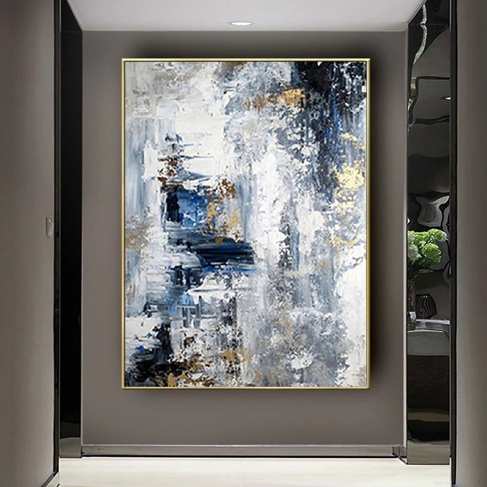 Hand-Painted Abstract Oil Painting on Canvas