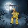 Motion-Activated Skeleton Cage Halloween Decoration