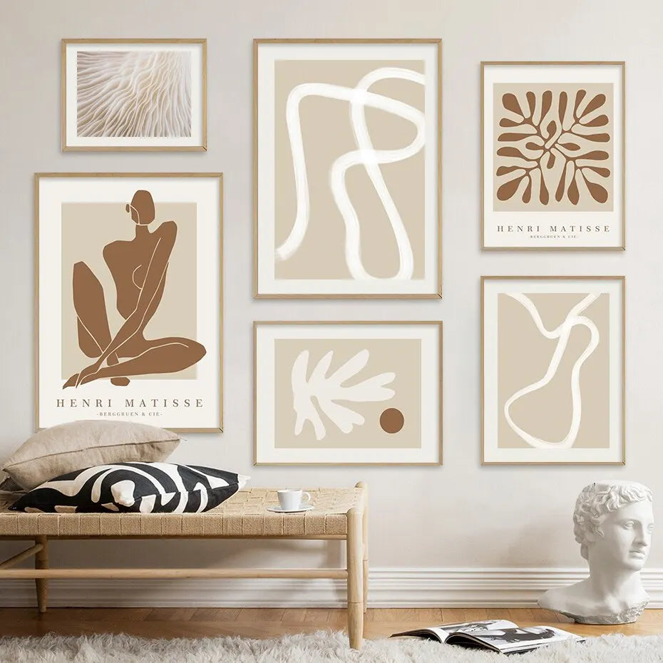 Minimalist Line Art Canvas Poster