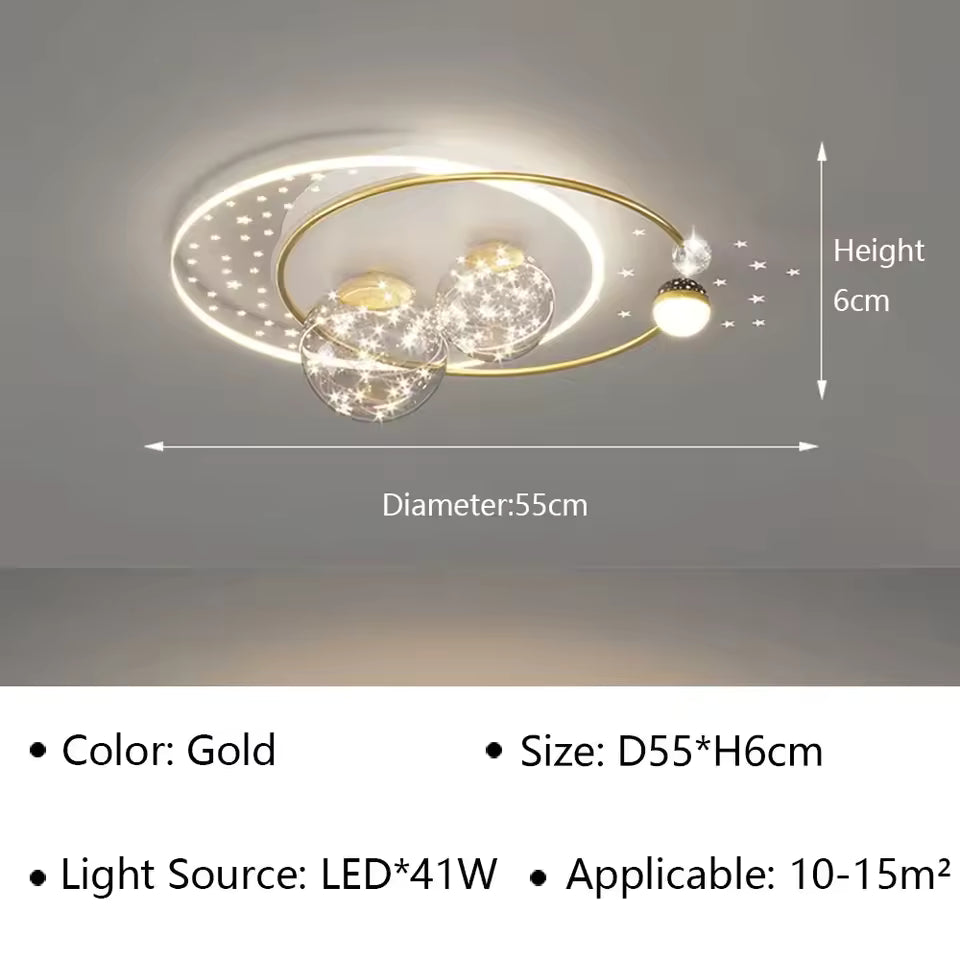 Modern LED Ceiling Lamp for Living Room & Bedroom
