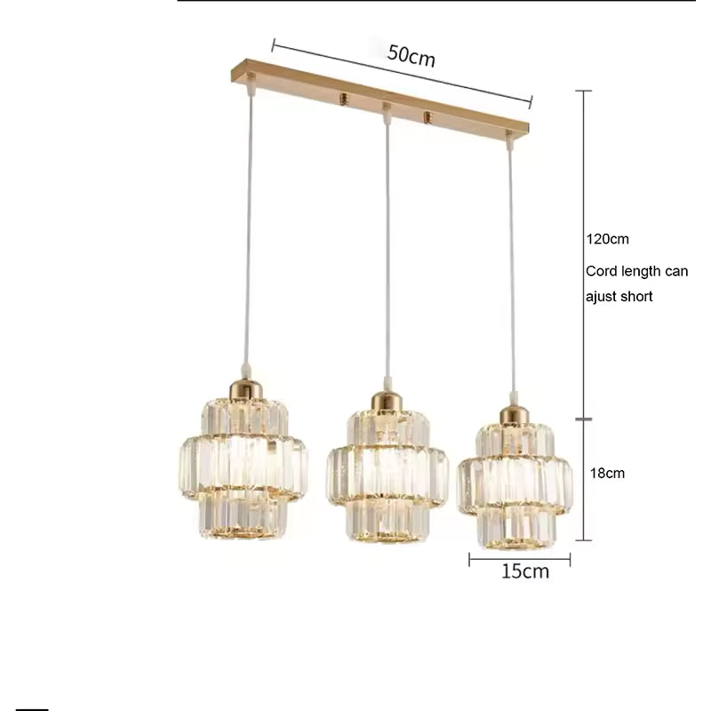 Crystal & Glass Chandelier