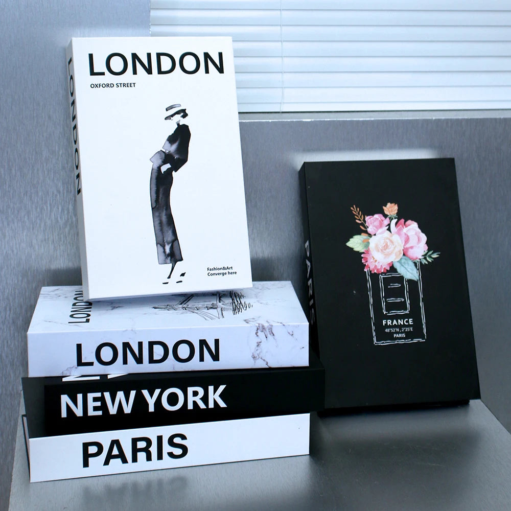 Decorative Book Box with Magnetic Closure