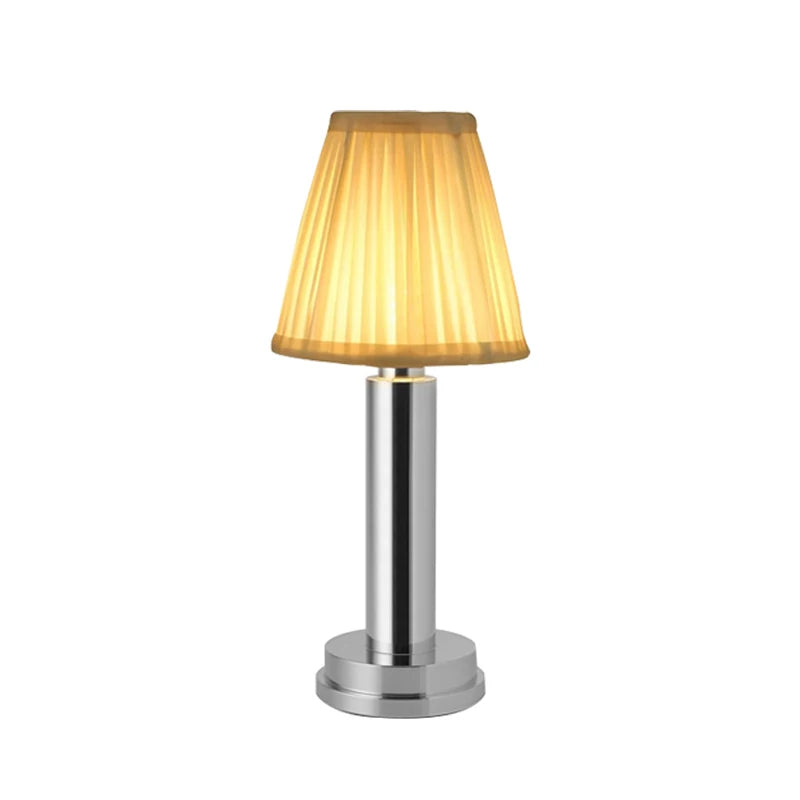 Modern Iron LED Desk Lamp – USB Rechargeable