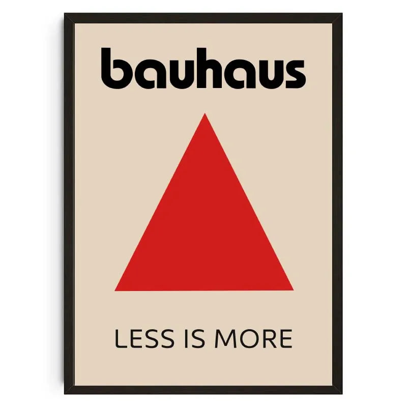 Mid-Century Modern Bauhaus Abstract Geometric Wall Art