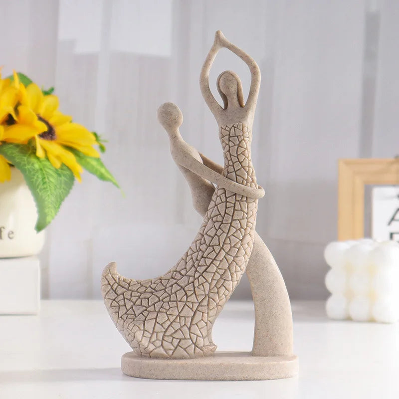 Abstract Lovers Resin Figurine