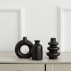 Ceramic Bohemian Vase Set of 3