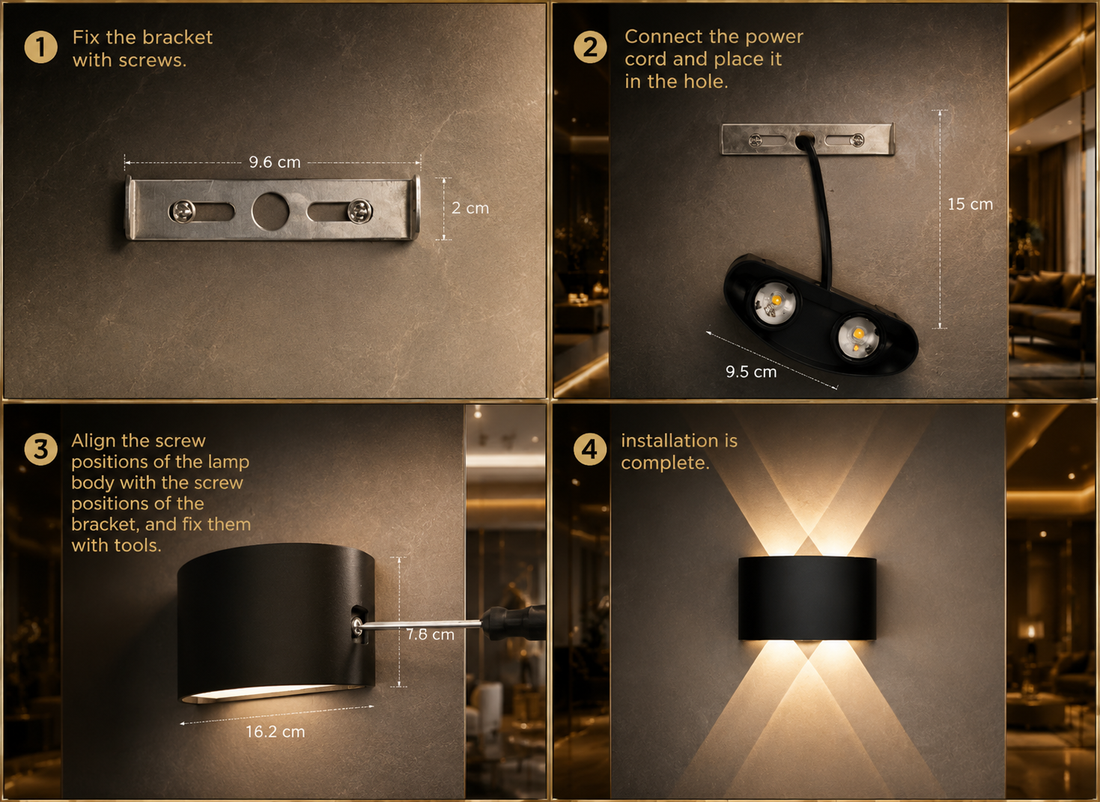 Modern LED Outdoor Wall Lamp