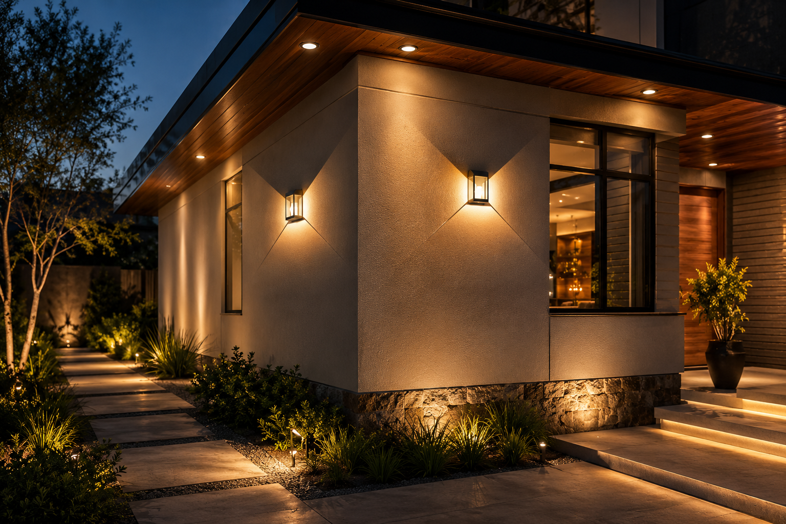 Waterproof Outdoor Wall Light – Black