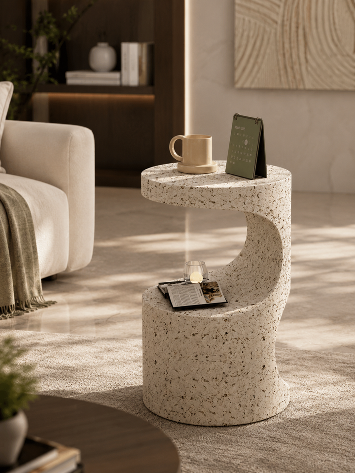 Modern Round Multifunctional Side Table