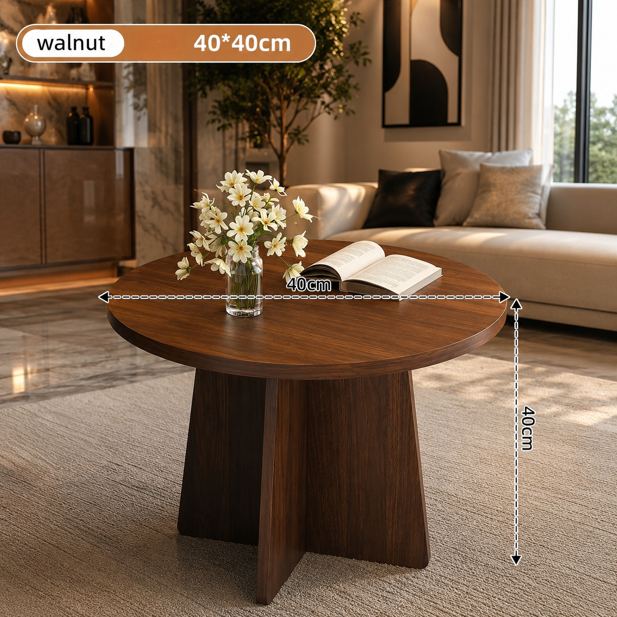 Modern Compact Wooden Coffee / Side Table