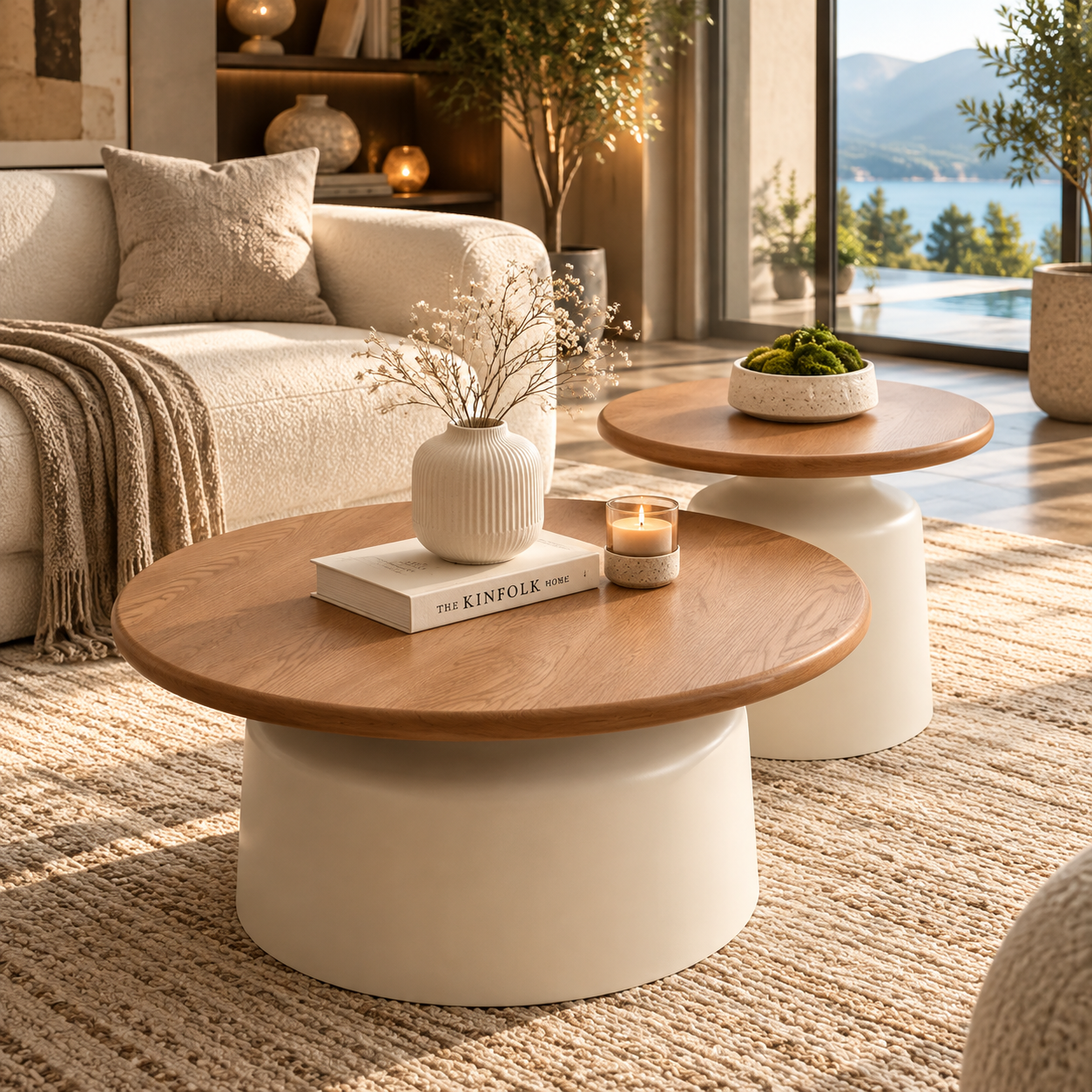 Modern Round Minimalist Coffee Table