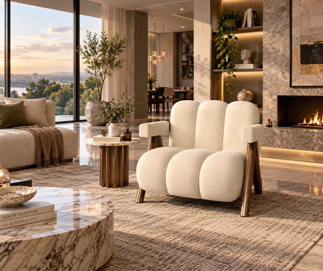 Nordic Velvet Armless Sofa Bed