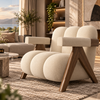 Nordic Velvet Armless Sofa Bed