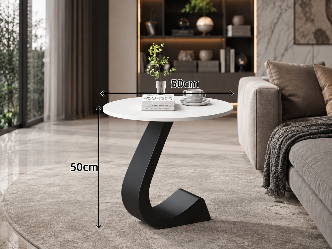Luxury Round Metal Side Table