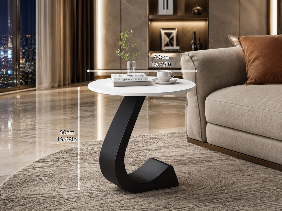 Luxury Round Metal Side Table