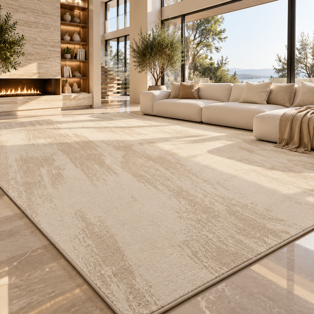 Modern Cartoon Area Rug