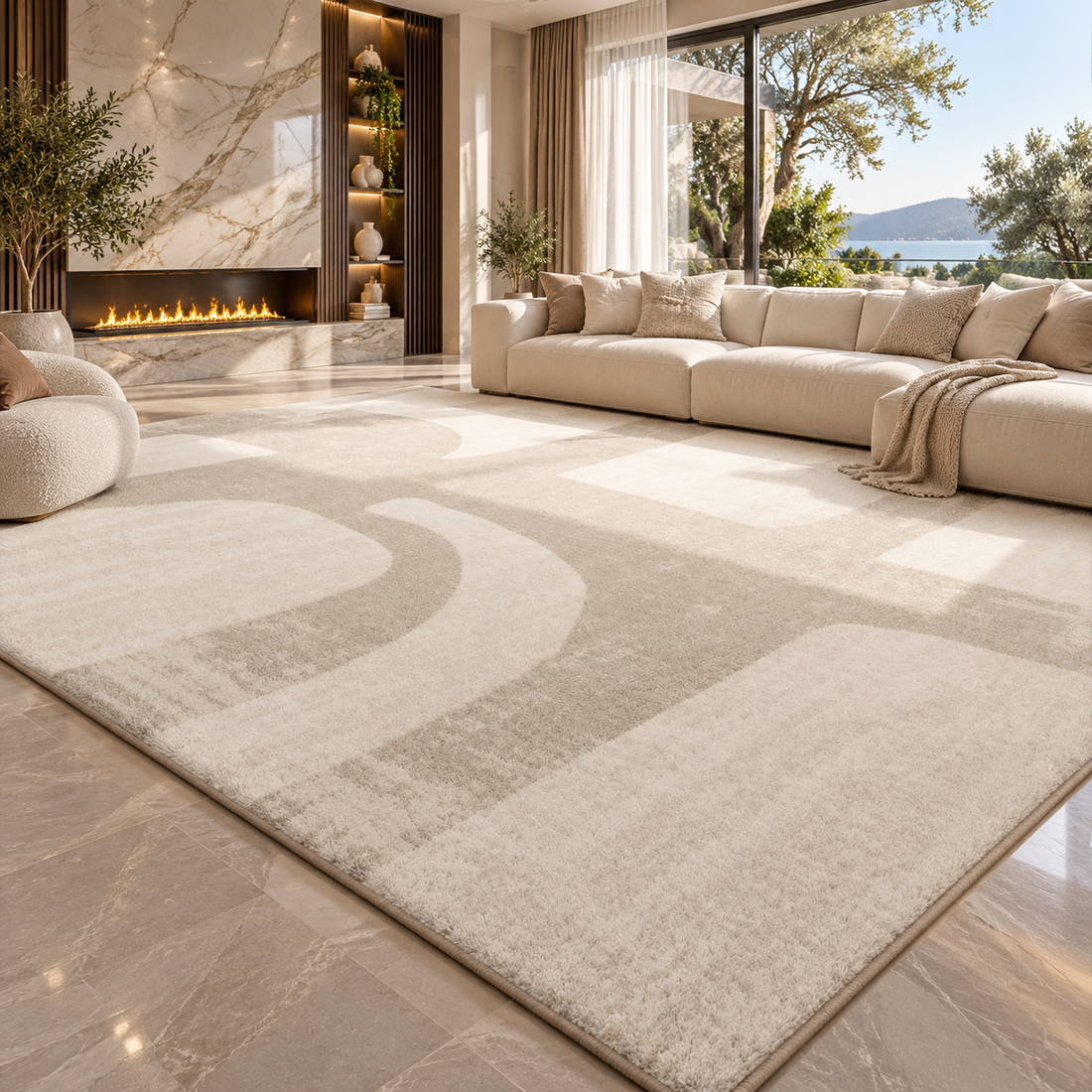 Modern Cartoon Area Rug