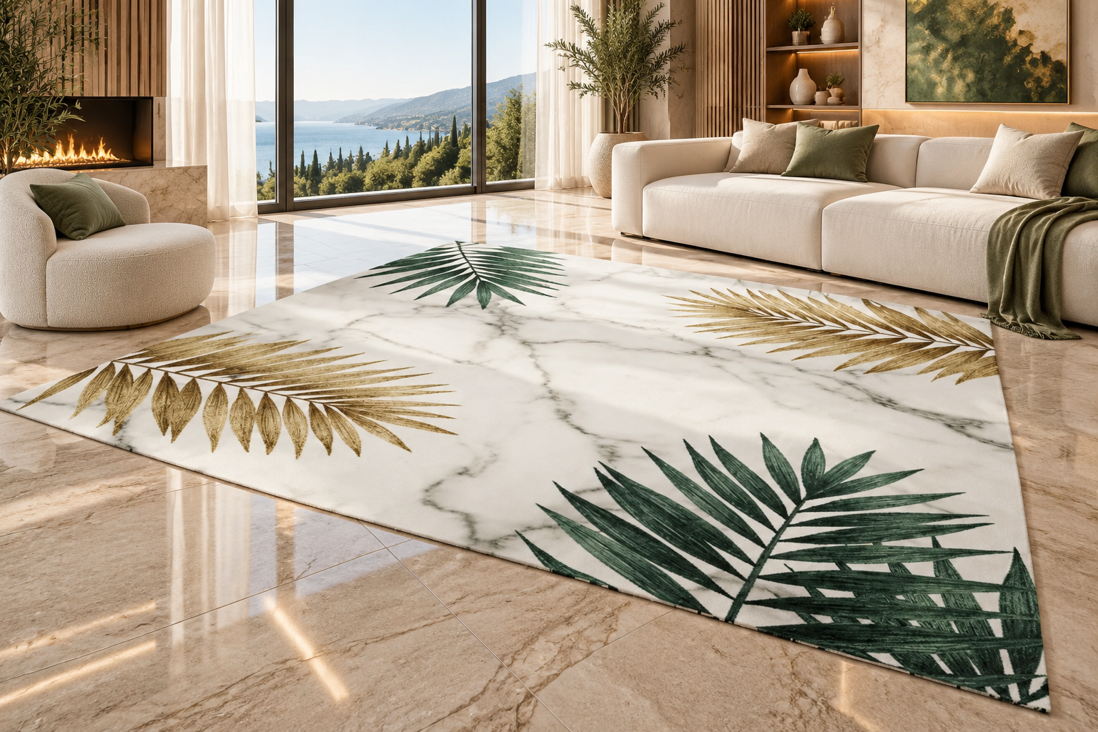 Modern Abstract Area Rug