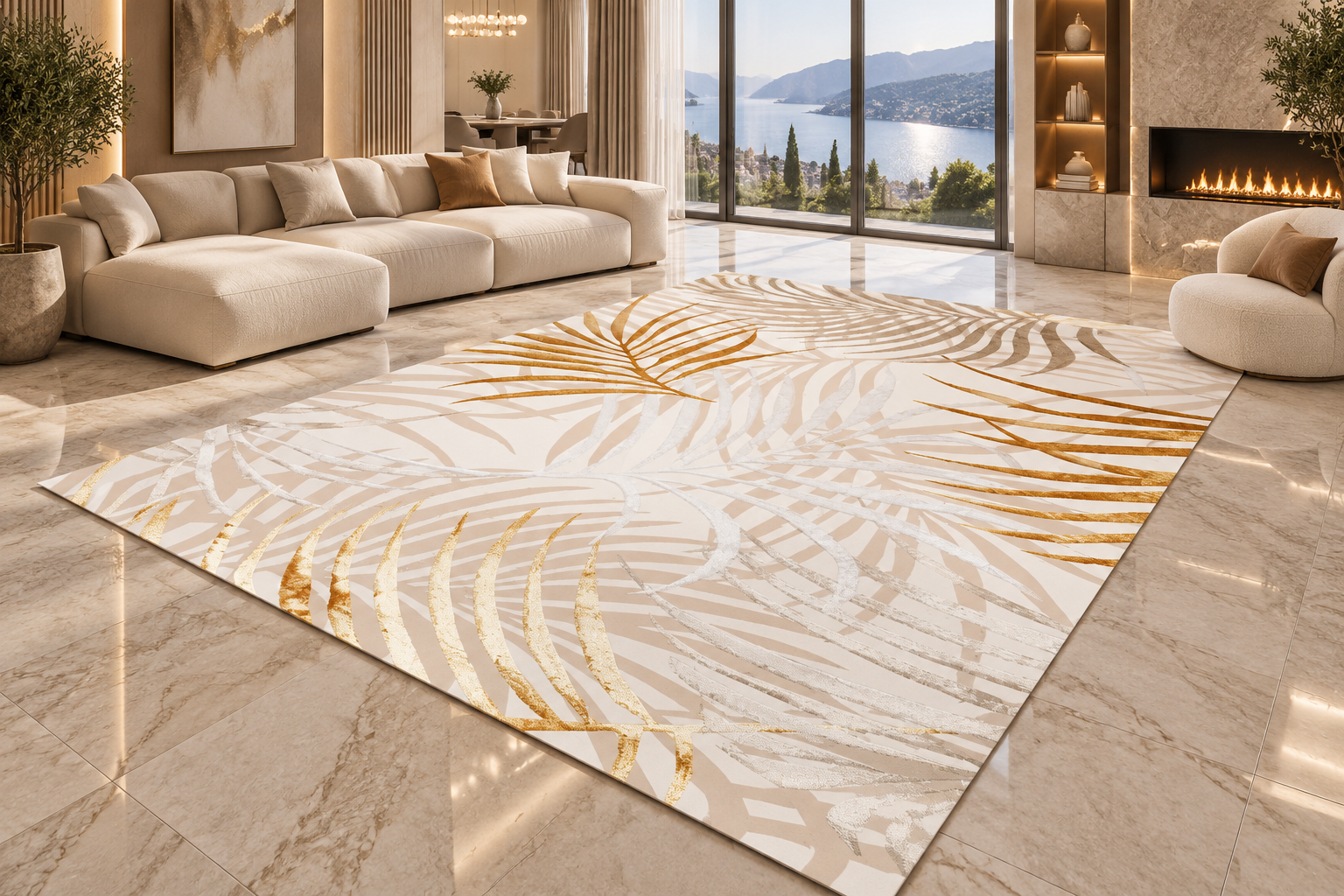 Modern Abstract Area Rug