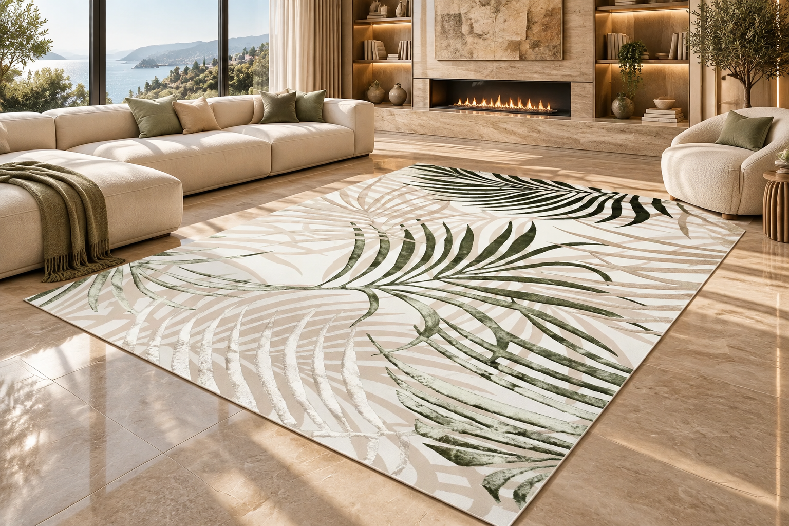 Modern Abstract Area Rug