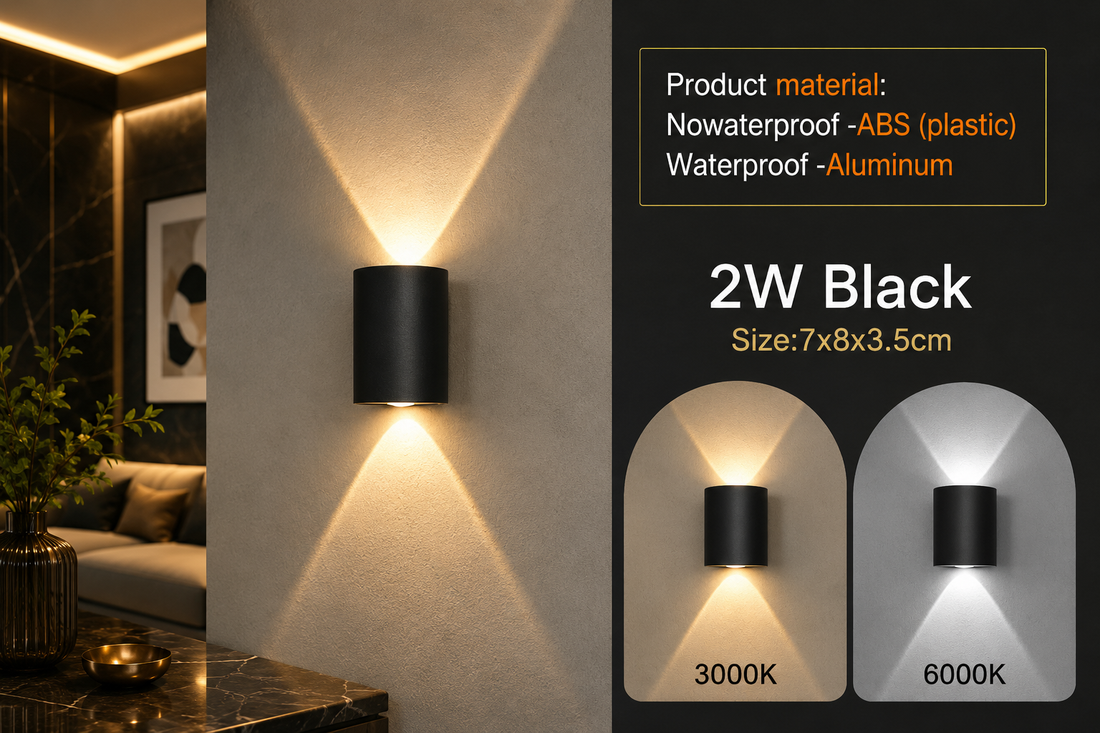 Modern LED Wall Sconce – Up & Down